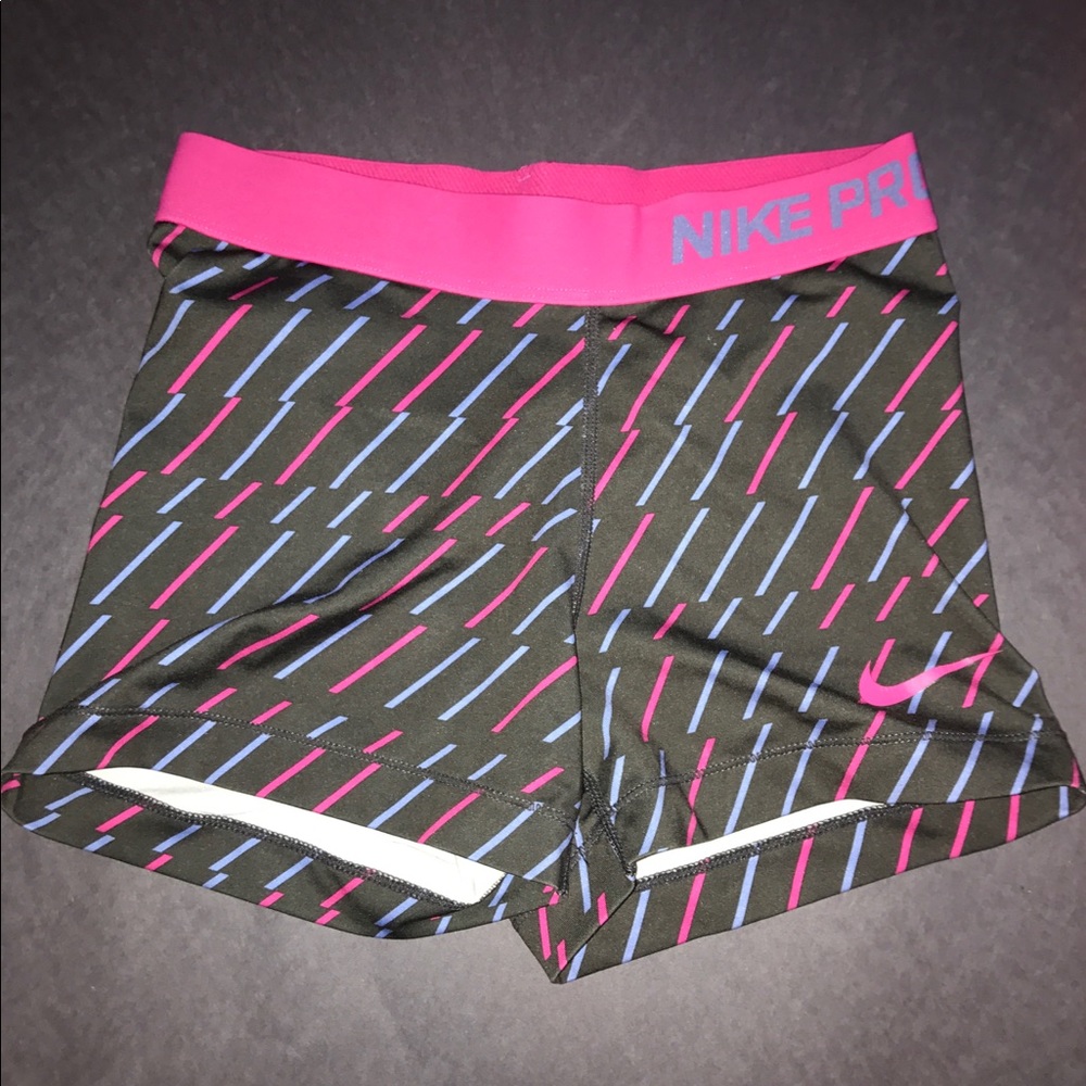 adult small nike pros with lines